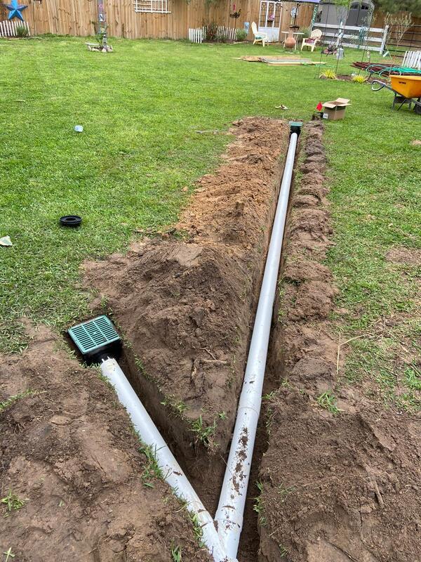 drainage install